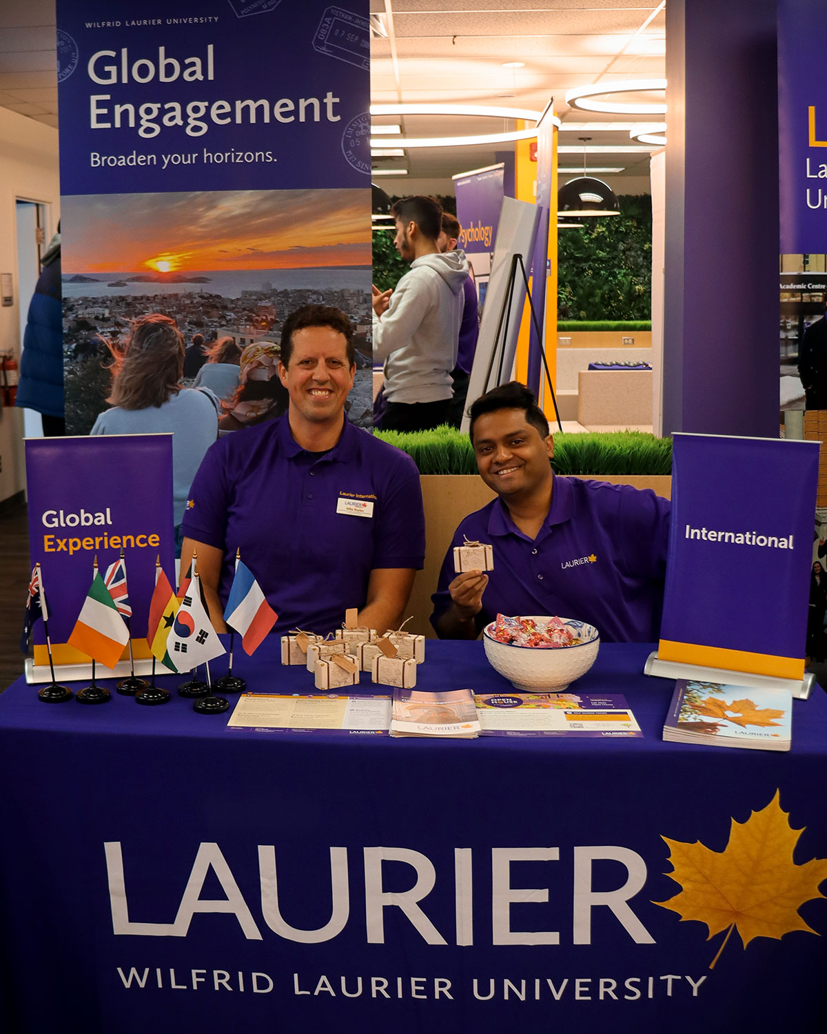 Global Experience team members at Milton Open House. 