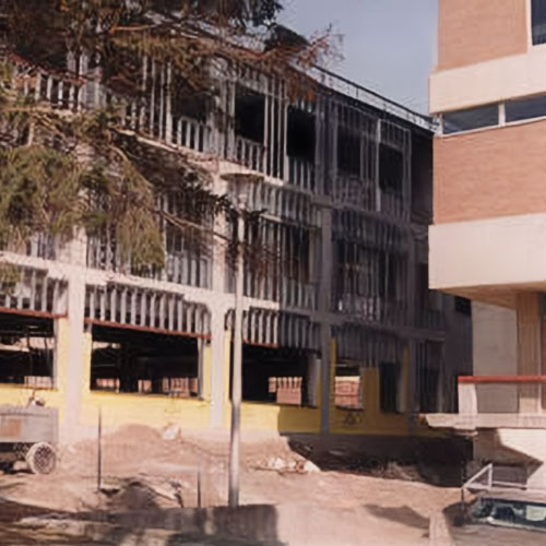 Construction on the Schlegel Building (2001)