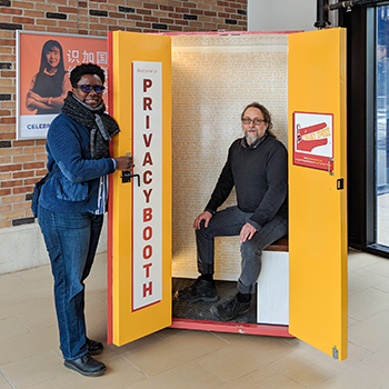Image - Privacy Booth collects stories to teach students about digital privacy