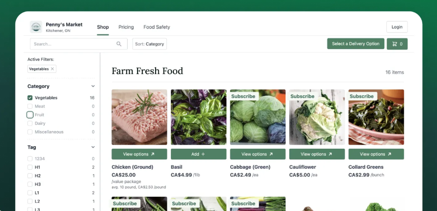 Local Line's platform