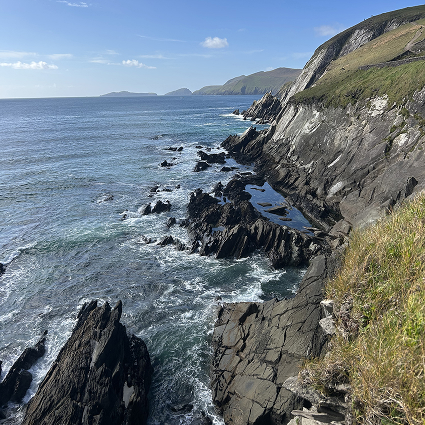 Rugged coastland of Ireland